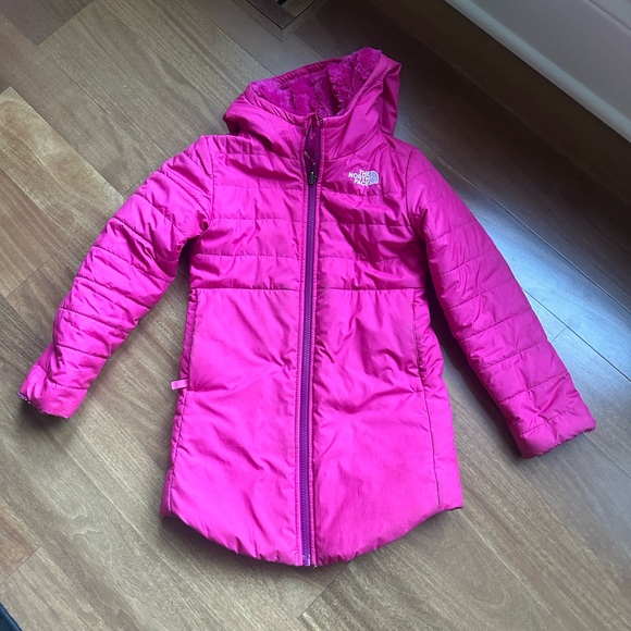 Girls Reversible The NorthFace Jacket - Picture 1 of 3